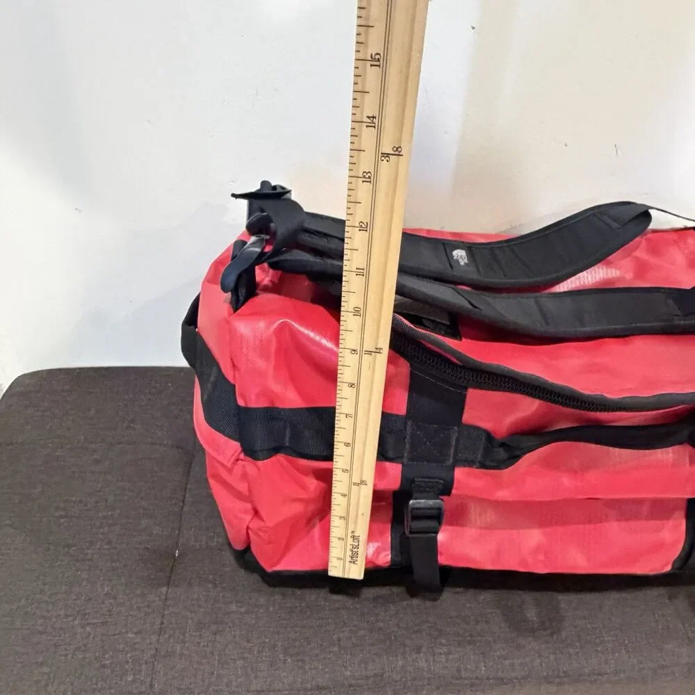 The North Face Small Base Camp Duffel 50L Carry-On Friendly Red/Black - NEW Read